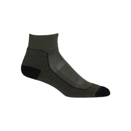 ICEBREAKER CHAUSSETTES ANATOMICA HIKE LIGHT MINI HOMME 44.5-46.5 LODEN/BLK/GRITSTONE