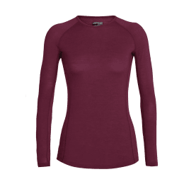 ICEBREAKER SOUS COUCHE MERINO 150 ZONE FEMME L CHERRY