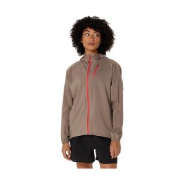 ASICS Veste imperméable Fujitrail Elite femme M 020 / TAUPE GREY