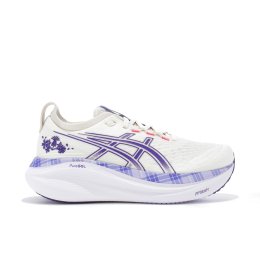 ASICS GEL-NIMBUS 27 FEMME Cream/Gentry Purple 10 100 / CREAM/GENTRY P