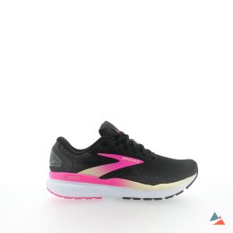 BROOKS GHOST 16 FEMME NOIR/ROSE 39 74 - BLACK/PINK/YELL