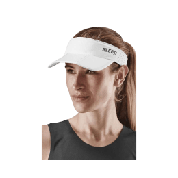 CEP VISIÈRE THE RUN VISOR TU WHITE