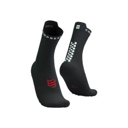 COMPRESSPORT CHAUSSETTES PRO RACING V4.0 RUN HIGH 35-38 BLACK/WHITE
