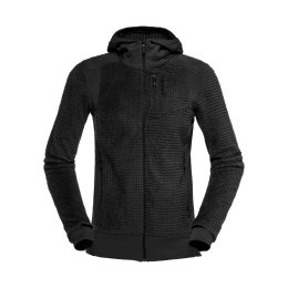 NORRONA PILE FALKETIND ALPHA 120 ZIP con cappuccio DONNA S 7718_CAVIAR