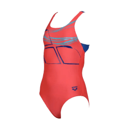 ARENA MAILLOT DE BAIN SWIM PRO LOG FILLE 14 A 15 488 / FLUORED-TURQUO