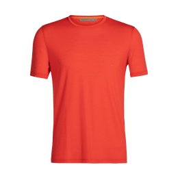 ICEBREAKER T-SHIRT MERINO SPHERE II HOMME S LAVA