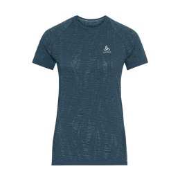 ODLO T-SHIRT MANCHES COURTES BLACKCOMB COL ROND FEMME L 20875 - BLUE WING TE