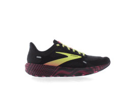 BROOKS LAUNCH 9 HOMME 44 16 - BLACK/PINK/YELL