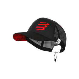 COMPRESSPORT CASQUETTE RACING TRUCKER TU BLACK/RED