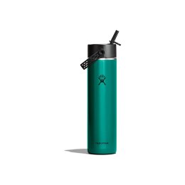 HYDRO-FLASK GOURDE LIGHTWEIGHT WIDE FLEX 24 OZ EMERALD GREEN
