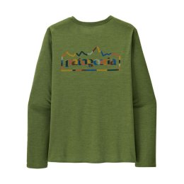 PATAGONIA T-SHIRT MANCHES LONGUES CAP COOL DAILY GRAPHIC MONTAGNE HOMME XL UTNX