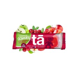 TA ENERGY GOMMES ÉNERGÉTIQUES 30G CRANBERRY/POMME CAFE