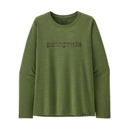PATAGONIA T-SHIRT MANCHES LONGUES CAP COOL DAILY GRAPHIC FEMME XS TTNX