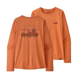 PATAGONIA T-SHIRT MANCHES LONGUES CAP COOL DAILY GRAPHIC FEMME S SKMX