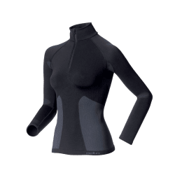 ODLO SOUS-COUCHE EVOLUTION WARM ZIP FEMME TU .