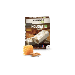 OVERSTIMS NOUGAT BIO 4 BARRES AMANDES_MIEL