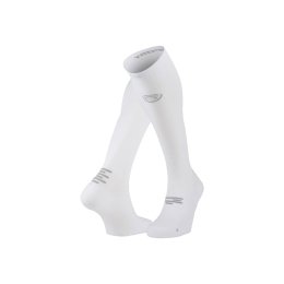 BV SPORT CHAUSSETTES RUN COMPRESSION L 005_BLANC/GRIS