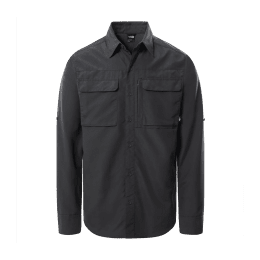 THE NORTH FACE CHEMISE MANCHES LONGUES SEQUOIA HOMME S ASPHALT GREY
