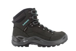 LOWA RENEGADE GTX MID FEMME 37 ASPHALT/TURQUOISE