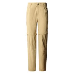 THE NORTH FACE PANTALON CONVERTIBLE EXPLORATION REGULAR FEMME 8 KHAKI STONE