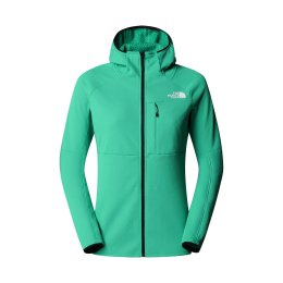 THE NORTH FACE GIACCA CON CAPPUCCIO FUTUREFLEECE DONNA L NEBULA GREEN