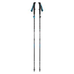 BLACK DIAMOND BÂTONS DE RANDONNÉE DISTANCE CARBON FLZ 125 CM ULTRA BLUE