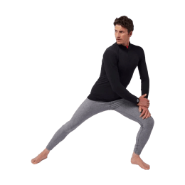 DAMART SOUS-COUCHE COMFORT THERMOLACTYL 4 COL DEMI-ZIP HOMME S NOIR