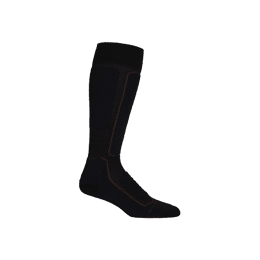 ICEBREAKER CHAUSSETTES MI-HAUTES SKI+ ALPINE GEO HOMME 39-41.5 BLACK/ROYAL NAVY/ESP