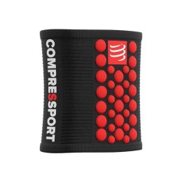 COMPRESSPORT SERRE-POIGNET MULTISPORTS 3D DOTS TU BLACK/RED
