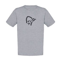 NORRONA T-SHIRT VIKING MANCHES COURTES M 8882_GREY MELANGE/CA