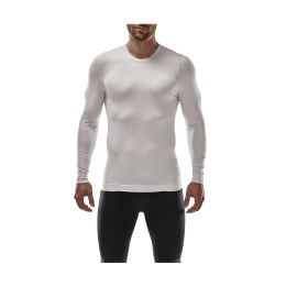 CEP T-SHIRT RUN ULTRALIGHT MANCHES LONGUES HOMME L WHITE