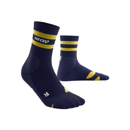 CEP CHAUSSETTES HIKING 80'S MID FEMME 37 - 40 PEACOAT/GOLD