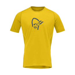NORRONA T-SHIRT FJØRÅ WOOL HOMME M 5012_SULPHUR/VINTAGE