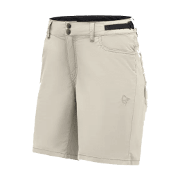 NORRONA SHORT SVALBARD LIGHT COTTON FEMME XS 8885_SANDSTONE