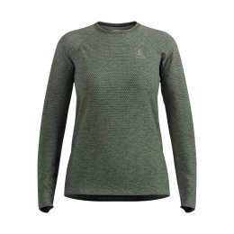 ODLO T-SHIRT MANCHES LONGUES ESSENTIEL SEAMLESS FEMME L 11003 - shadow melange