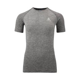 ODLO T-SHIRT ESSENTIAL SEAMLESS FEMME L 10753 - stone grey melange