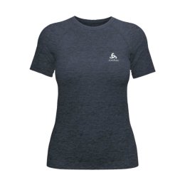 ODLO T-SHIRT MANCHES COURTES ESSENTIAL SEAMLESS FEMME L 21053 - INDIA INK ME