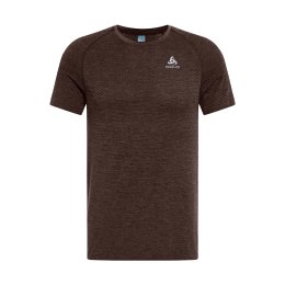 ODLO T-SHIRT MANCHES COURTES ESSENTIAL HOMME L 30911 - FUDGE MELANG