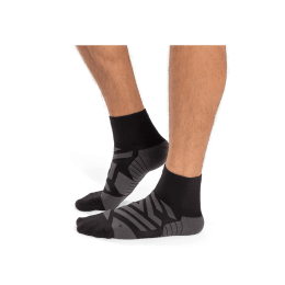 ON CHAUSSETTES PERFORMANCE MID HOMME 47-49 BLACK / SHADOW