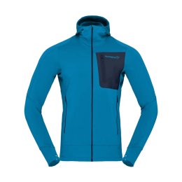 NORRONA VESTE A CAPUCHE FALKETIND POWER GRID HOMME S 6609_HAWAIIAN SURF/I