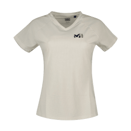 MILLET T-SHIRT FUSION MANCHES COURTES FEMME BLEU/BEIGE L 8014 FOGGY DEW