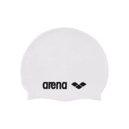 ARENA BONNET de bain CLASSIC SILICONE TU 15 / WHITE-BLACK