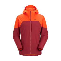 ARCTERYX VESTE A CAPUCHE ZIPPEE PROTON HYBRID HOMME L PHENOM/BORDEAUX