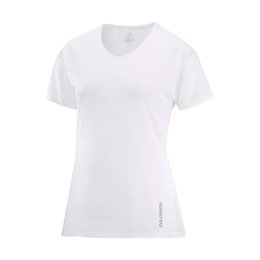 SALOMON T-SHIRT MANCHES COURTES SENSE AERO FEMME BLANC L WHITE