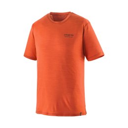 PATAGONIA T-SHIRT CAPILENE COOL MERINO GRAPHIC MANCHES COURTES HOMME L HHCO