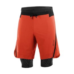 SALOMON SHORT S/LAB ULTRA HOMME S FIERY RED / DEEP BLA