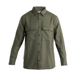 ICEBREAKER CHEMISE MANCHES LONGUES MERINO 200 DAWNDER HOMME L LODEN