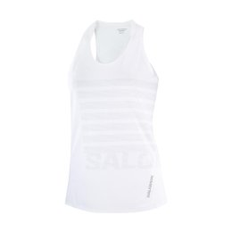 SALOMON DEBARDEUR SENSE AERO GFX FEMME M WHITE