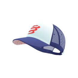 COMPRESSPORT CAPPELLINO TRUCKER RUNNING TU ORIENT BLUE/STAR WHITE