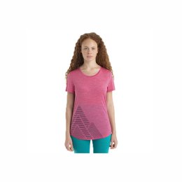 ICEBREAKER T-SHIRT MERINO 125 COOL-LITE SPHERE II FEMME S TEMPO HTHR
